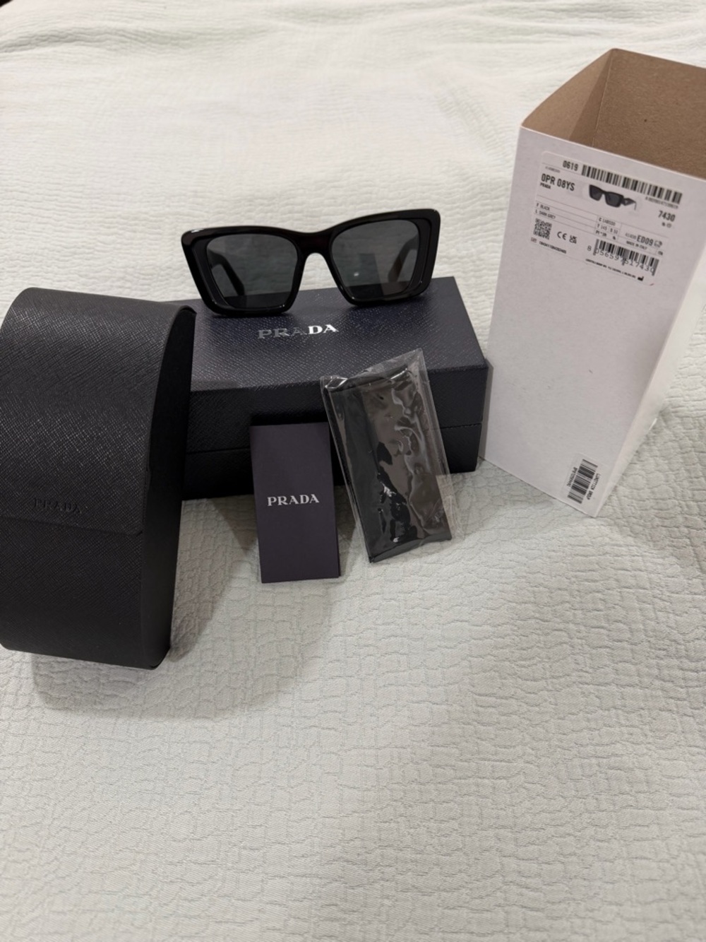 Prada Symbole Butterfly Women's Sunglasses - New in Box - Picture 9 of 9